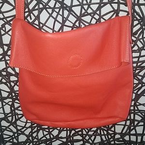 Orange Crossbody Handbag